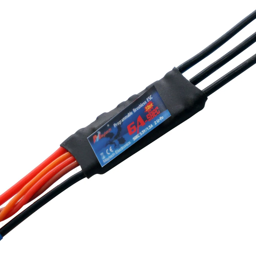 Контроллер скорости Maytech 6A SBEC ESC для радиоуправляемых летательных аппаратов и