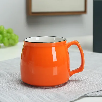 XING KILO керамическая чашка для кофе, молока, кружка с логотипом на заказ, чашка для завтрака,, Подарочная чашка красного и зеленого цветов на выбор - Цвет: 107-KL3