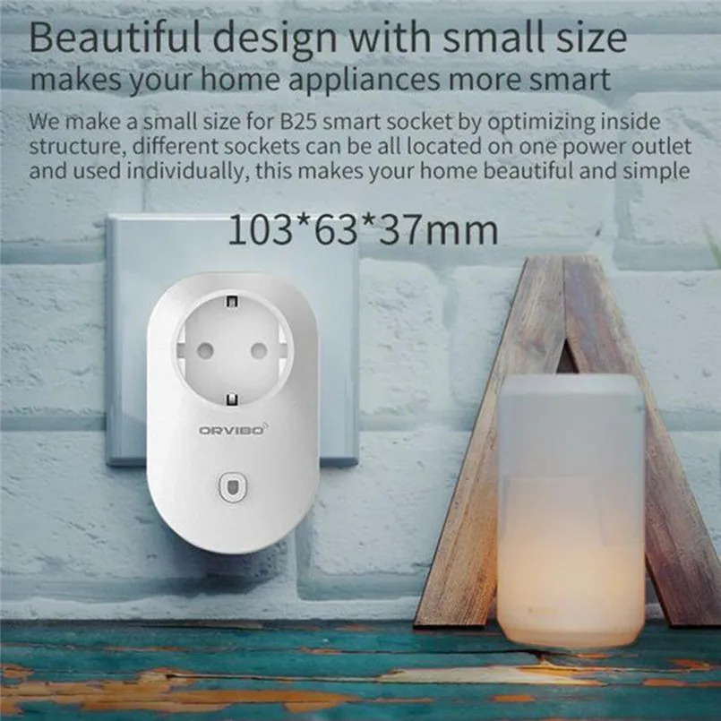 Беспроводной Smart Plug подключение к смартфону по WiFi APP дистанционного Управление Мощность штепсельный соединитель голос Управление 40AUG22