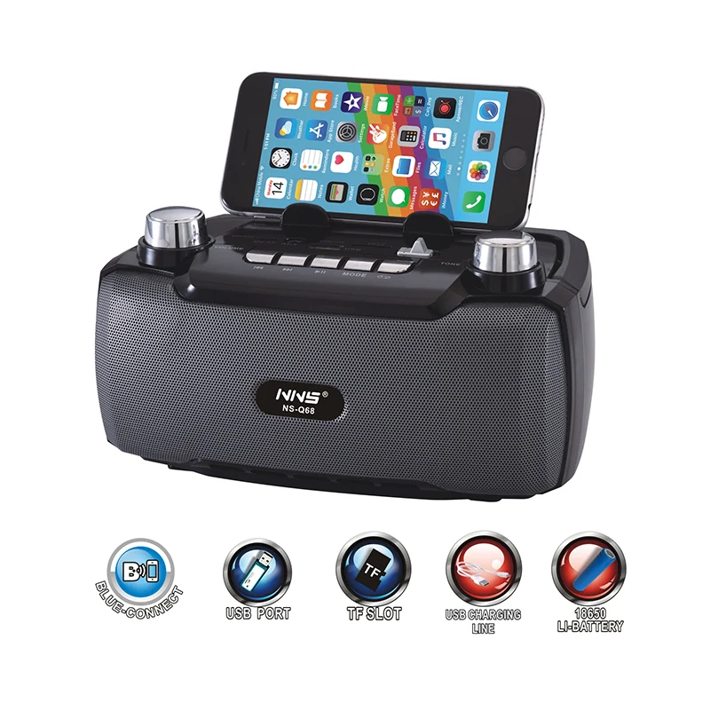 Recharegable Wireless Bluetooth Speaker Portable Outdoor USB TF FM Radio Stereo