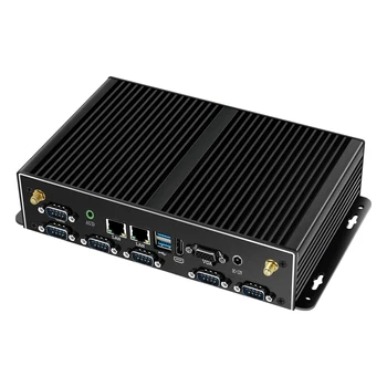 Preise XCY Intel Core I7 I5 4200U I3 Mini PC 2 * LAN 6 * RS232 4 * USB HDMI VGA WiFi 3G 4G Embedded Industrielle Micro Computer Windows Linux