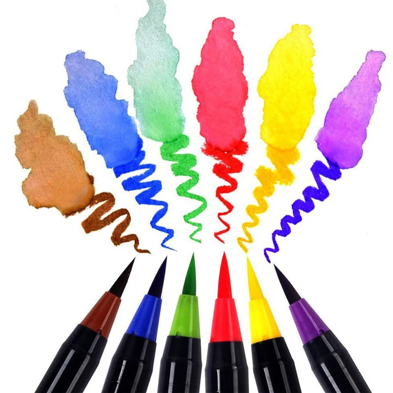 Keebor 12 Colors Watercolor Paint Set for Kids, 24 Pack Washable  WaterColors for Party Favors, Gifts, Classroom Supplies (Wood Brushes  Included)