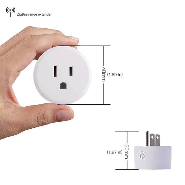 US Standard Zigbee Smart Plug, Smart Outlet Suitable for Echo Plus Hub,  Philips Hue, SmartThings, Google Home (Hub Required 3.0) - AliExpress