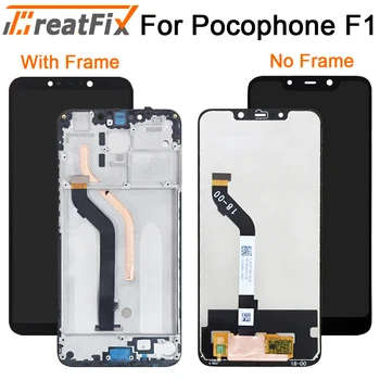 

LCD Display For Xiaomi Pocophone F1 Lcd Display Touch Screen Digitizer Replacement For Poco F1 xiaomi f1 Display Tested LCD