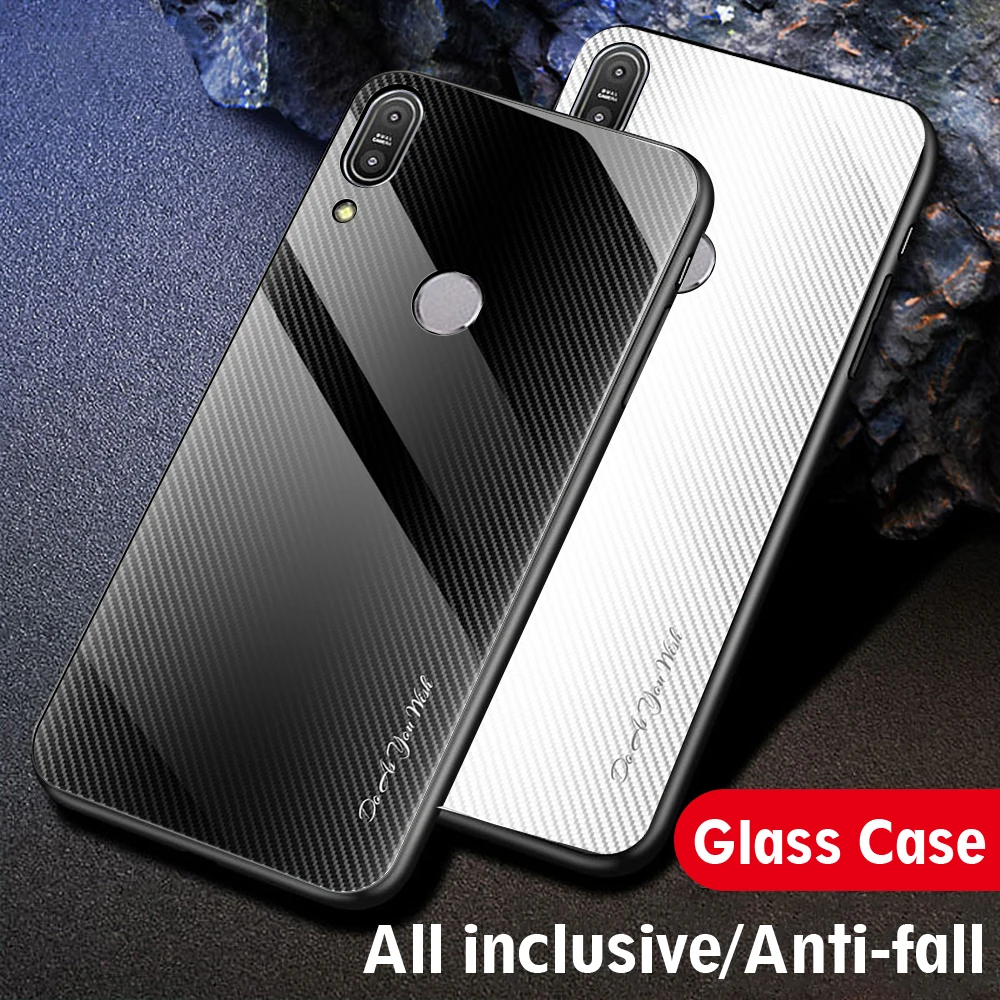 Hard Tempered Glass Case For Asus ZB601KL ZB602KL Back Phone Cover ZB633KL ZB631KL Marble Fashion Anti Knock Funda | Мобильные