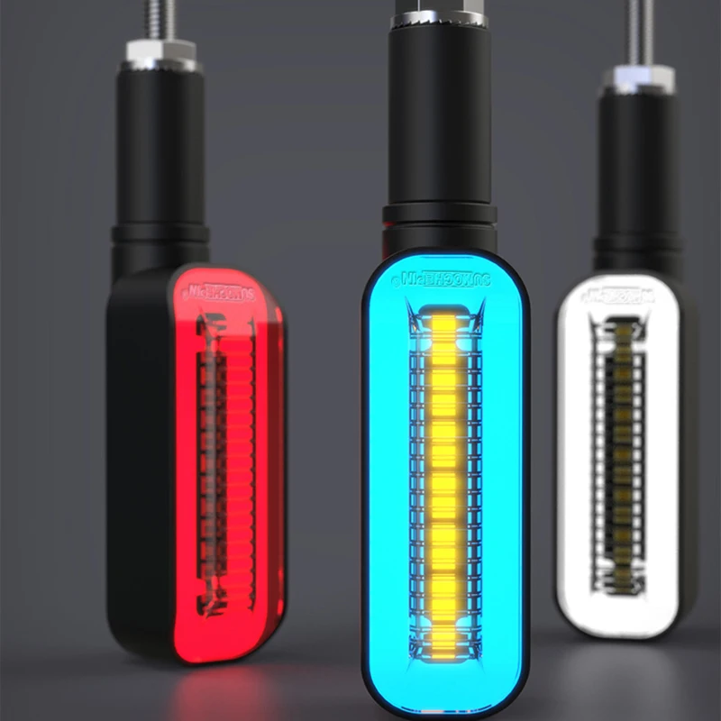 Светодиодные мотоциклетсветодиодный поворотные огни 2 шт. 12 В левый и правый