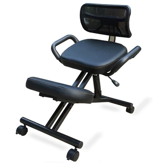 Эргономичный стул на коленях со спинкой и ручкой офисное кресло на коленях компьютерная осанка мебель для дома и офиса - Цвет: Армейский зеленый