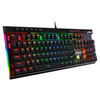 

Redragon K580-PRO RGB Mechanical Gaming Keyboard RGB LED Backlit 104 Keys Anti-Ghosting Macro Keys with Optical Brown Switches