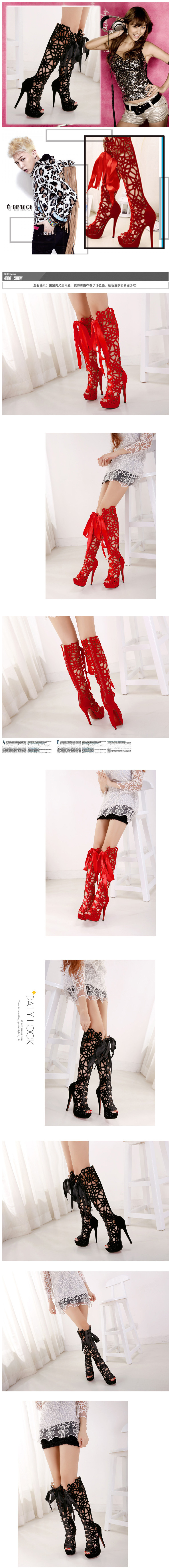 verano nueva moda pez boca hueca arco femenino zapatos ounicos con cremallera de fondo grueso stiletto tacones altos super a
