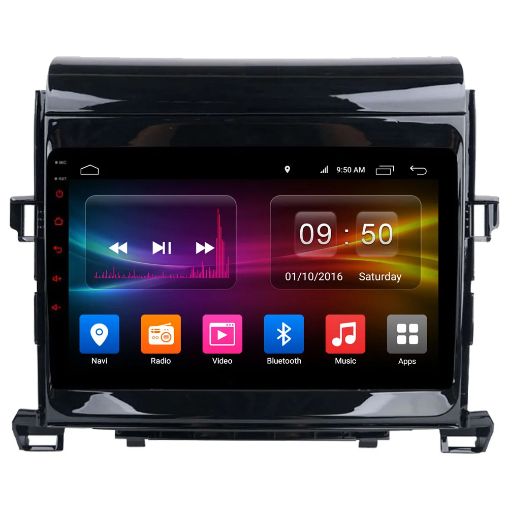 Автомобильный мультимедийный плеер для Toyota Alphard 2011 2012 Восьмиядерный Android Радио Стерео Alphard gps навигация Bluetooth MirrorLink