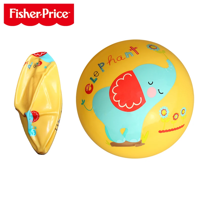 Fisher-Price детские игрушечные мячи ПЭТ мяч детский сад мультфильм животных надувной мяч детский мяч детские развивающие игрушки для детей