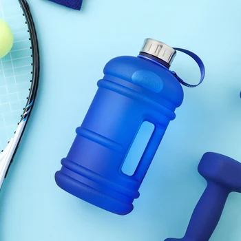 

New Sports 2.2 L Large Fitness Bottle Large Capacity Water Bottle Outdoor Portable Bucket Moving Water Cup Male Shaker Cup