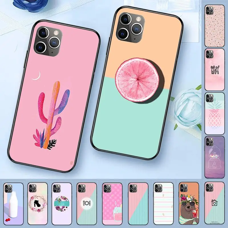 BBTHBDNBY Candy Color5 пользовательские фото мягкий чехол для телефона Fundas iPhone 11 pro XS MAX 8 7 6 6S