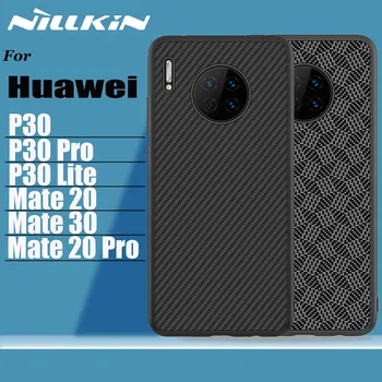 

for Huawei Mate 30 20 P30 Pro Case Nillkin Aramid Carbon Fiber Hard PC Plastic Back Cover Case for Huawei P30 Lite Mate30 Mate20