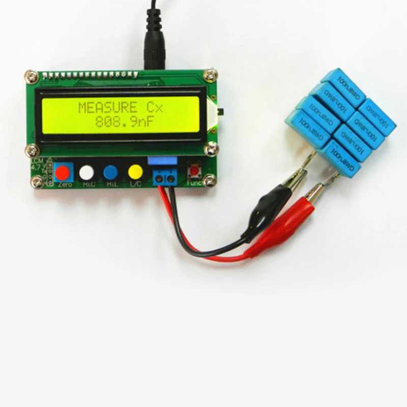 LC100-A инструмент для измерения емкости и индуктивности платы USB шнур 4 цифры L/C метр