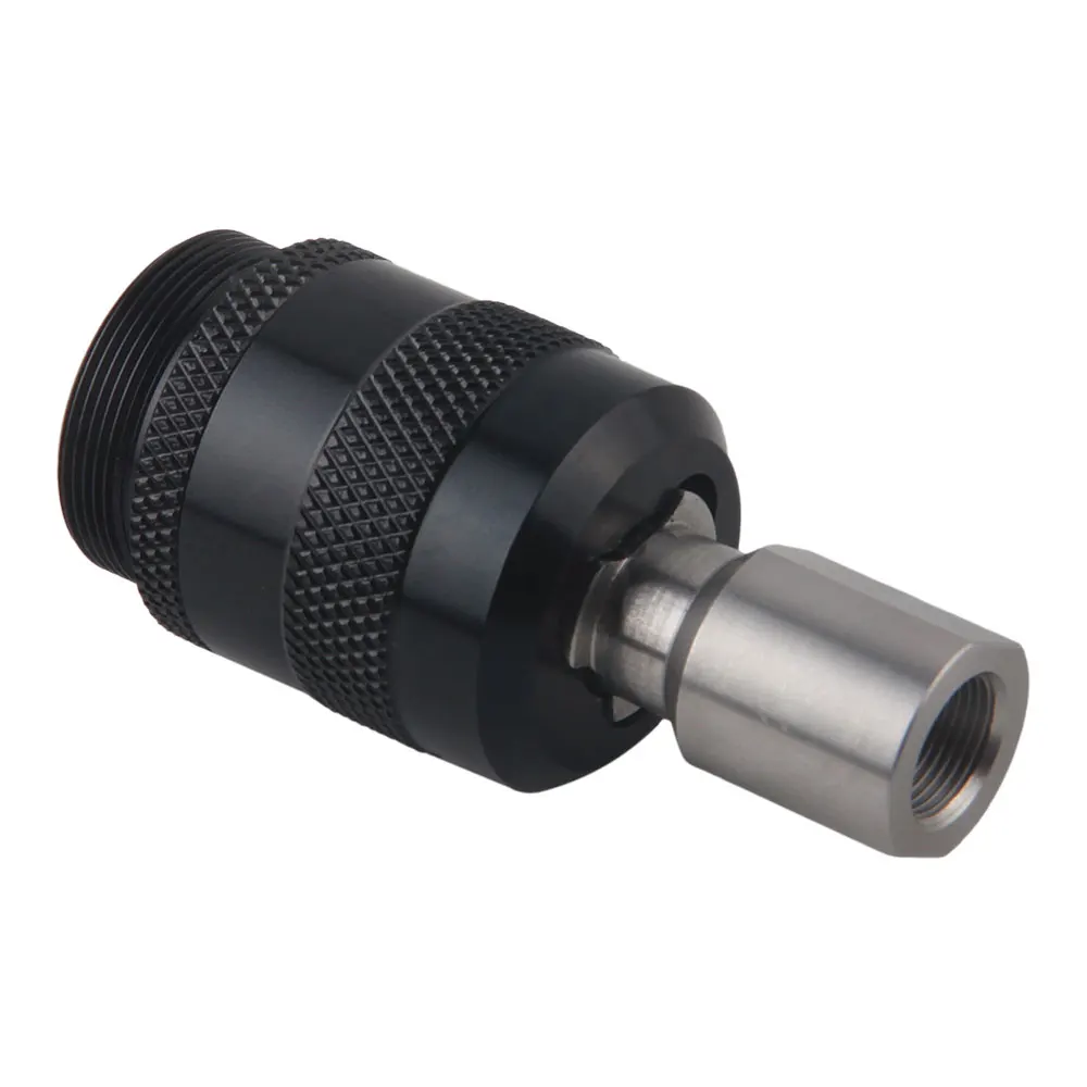 3 Lug Trilug Mount Quick Detach Stainless Steel piston 1-3/16x24 Tri Lug TPI Adapter 1.375x24 for  Filter 9mm