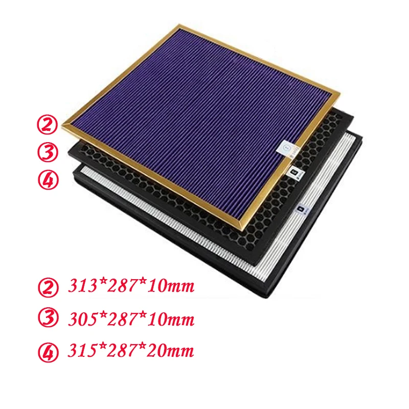 3 шт./лот высокое качество OEM замена AC4121 + AC4123 AC4124 набор фильтров для Philips AC4002 AC4004