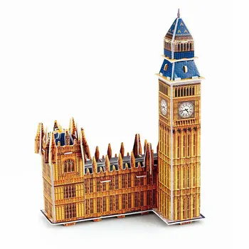 

World architecture 3D Three-Dimensional Puzzle Educational Toys Children Puzzle Diy Model Creative Kids & Adults Gift
