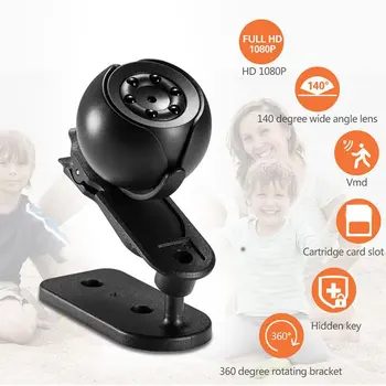 

SQ6 Driving Recorder Camera Infrared Night Vision Monitor Motion Detection Stable Performance One-Click Recording