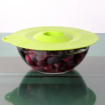 

1pcs 3size/set Silicone Wrap Fresh-keeping Lids Cover Silicone Sealing Cover Anti-overflow Anti-leak Lid Silicone Bowl Cover