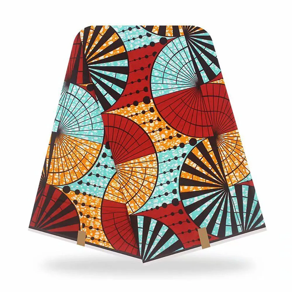 

New Arrival Ankara Fabric African Real Wax Print Fabric High Quality Wax Nigerian StyleTissus For Patchwork SewingÂ