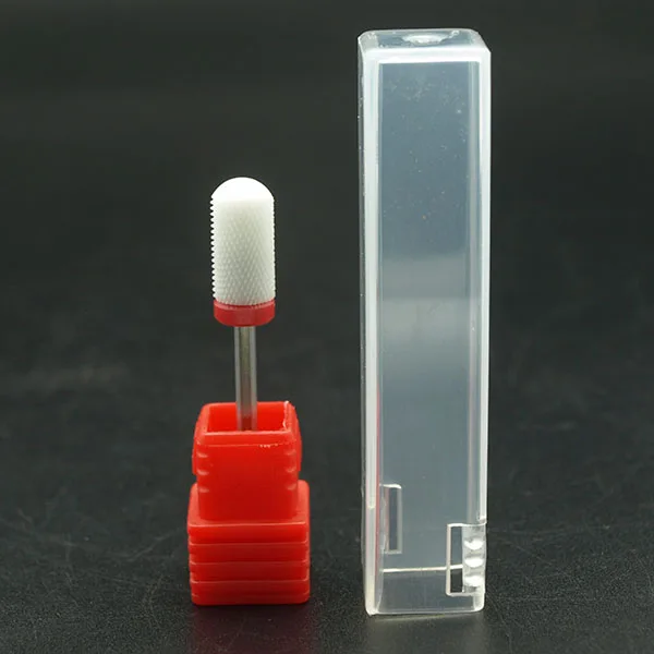 C0613Red EasyNail 26 типов супер белый керамический сверло для ногтей Электрический сверлильный маникюрный станок аксессуары инструмент для ногтей, средство для удаления кутикулы - Цвет: C0613Red