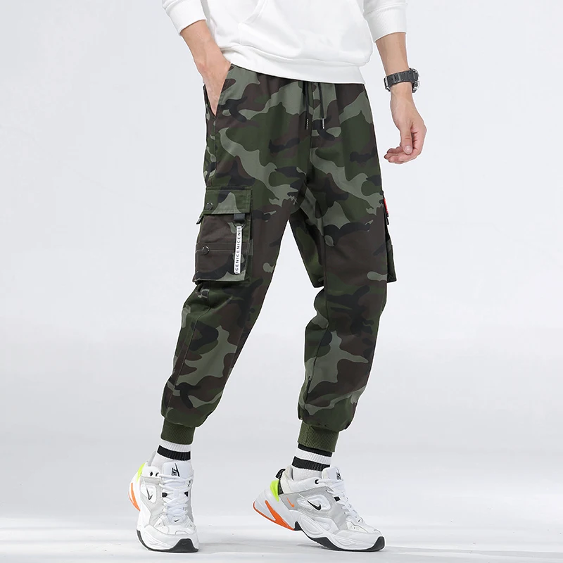 Men Cargo Pants Military Casual M-8XL