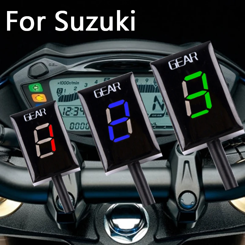 Мотоцикл Ecu Plug Mount speed gear дисплей индикатор 1-6 индикатор передачи для Suzuki M109R/R2 C109R/T M50 C50 DL650 V-STROM M1500