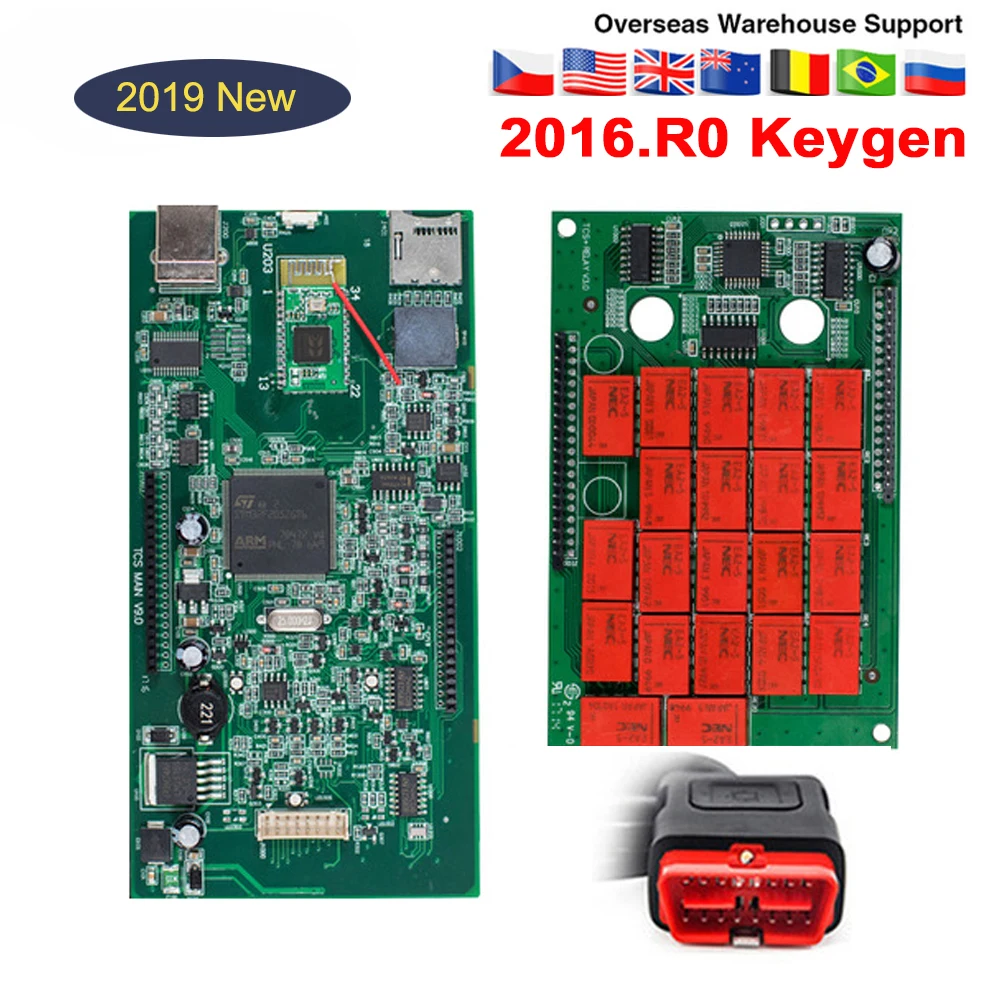 

2019 OBD Obd2 Scanner New Vci Tcs Cdp Pro Plus with Nec Relays 201503R3 Keygen for Delphi Ds150e Bluetooth Car Diagnostic Tools