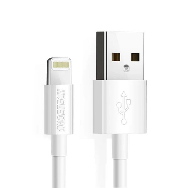CHOETECH 2.4A MFi, кабель USB для iPhone 11 Pro Max быстрое устройство для зарядки кабеля передачи данных для iPhone кабель X XR 8 7 6 XS Plus Max - Цвет: White