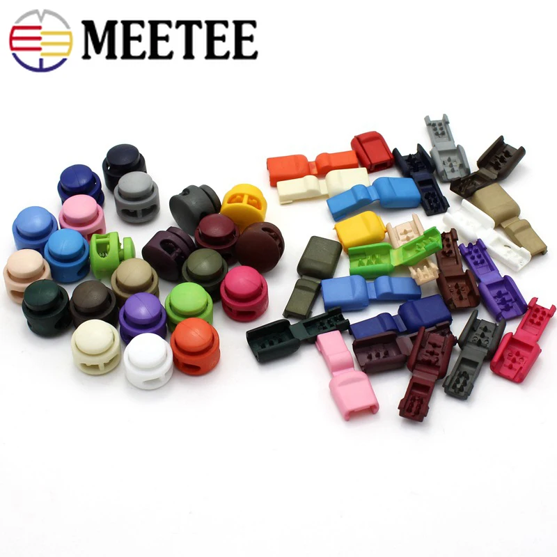 Meetee 25/50 шт. 14X17 мм Цветной Пластик Весна хвост Зажим Туфли с ремешком и пряжкой регулируемая застежка фиксаторы уход за кожей лица маска замок для шнура DIY Швейные аксессуары