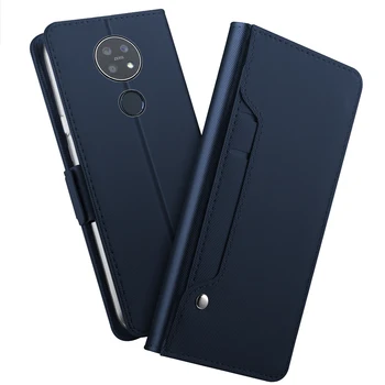 

For Nokia 7.2 Case Leather Wallet Flip Stand Cover with Mirror Shockproof Shell For Nokia 3.1 C Nokia 2.2 Case Card Slot Luxury