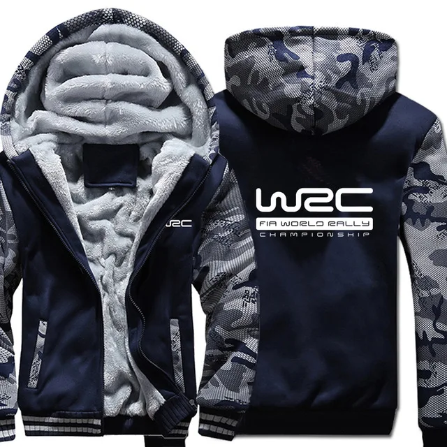Чемпионат мира по ралли WRC толстовки зимняя камуфляжная унисекс Повседневная