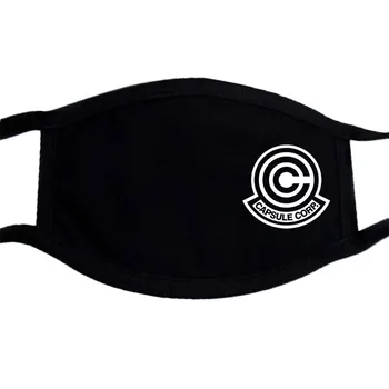 

Japanese anime Mask Cartoon Kawaii Masks Black Casual Mouth Mask Reusable Dustproof Mouth-muffle keep Warm Masks