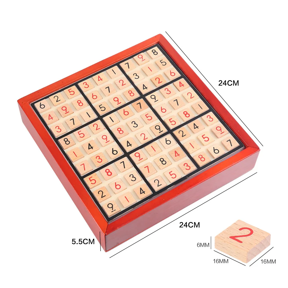 

Ninth House Logical Thinking Sudoku Lattice Training Sudoku Game Chess Educational Force Board Game Wooden Toys Collector's Edit