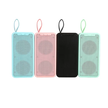 

Pink Bluetooth Wireless Speaker TWS Wireless Subwoofer Fashion Cute Loudspeaker Outdoor Sport USB AUX Speakers Gift 1200mAh