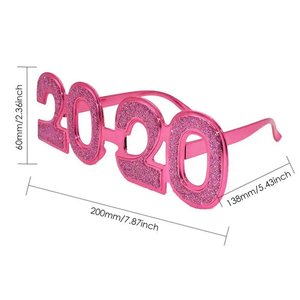 2020 очки блестящие новогодние забавные новинка вечерние