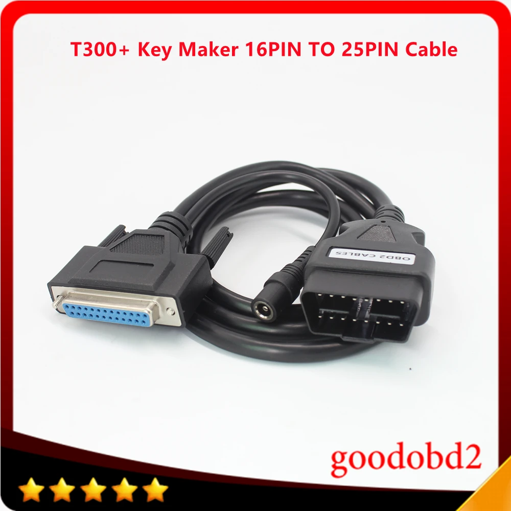 Диагностические кабели для Φ T300 Key программатор + Maker OBD2 16PIN до 25PIN кабель |