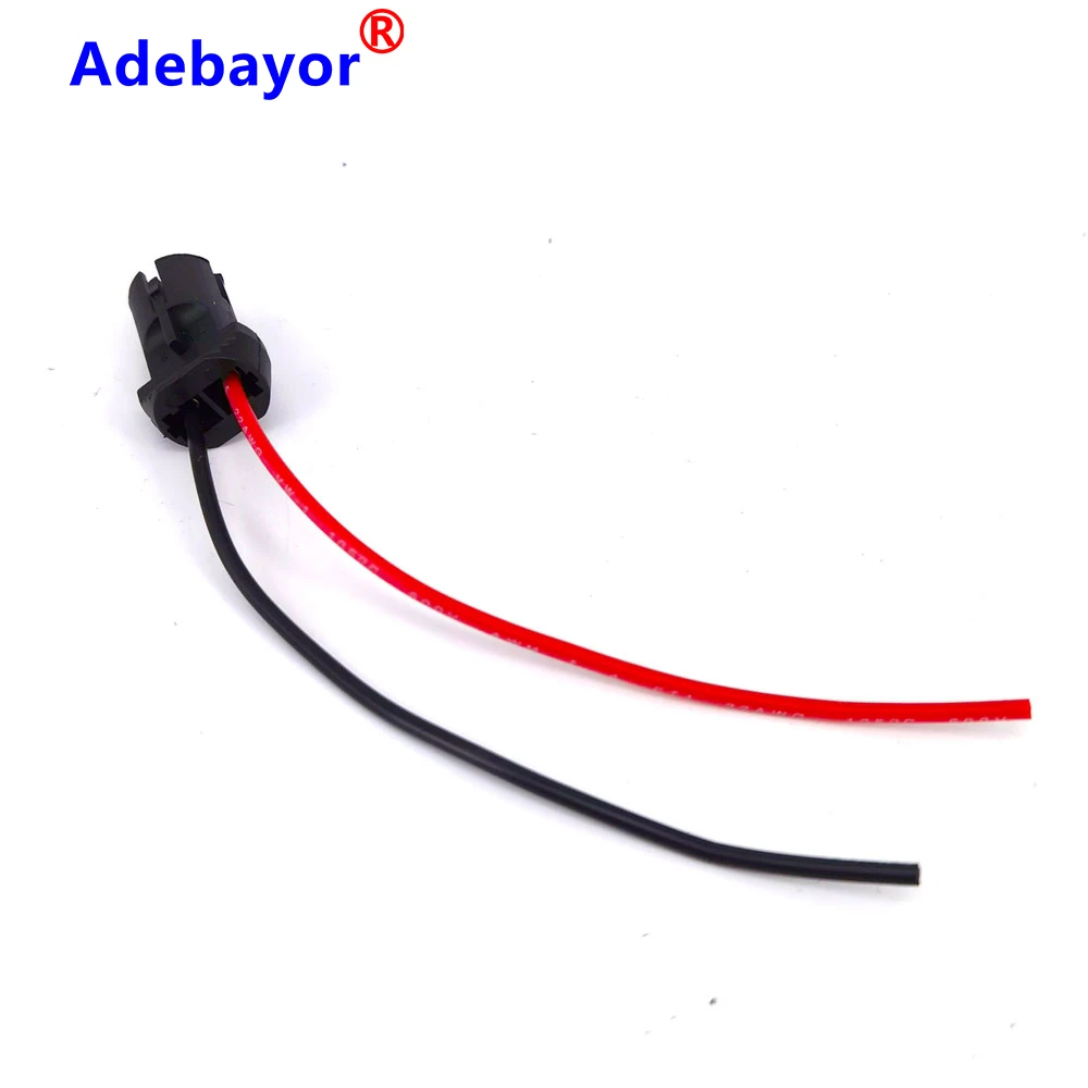 100X Car 12CM T10 led bulb Connector W5W 168 194 Car Lamp Cable Auto Bulb Wire Light T15 LED Bulbs Socket adapter Ador