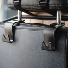 4pcs-набор крючок для автомобильного сиденья авто подголовник крючок держатель для сумок для сумки автомобиля зажимы кошелек ткань Хранение продуктов Авто застежка аксессуары