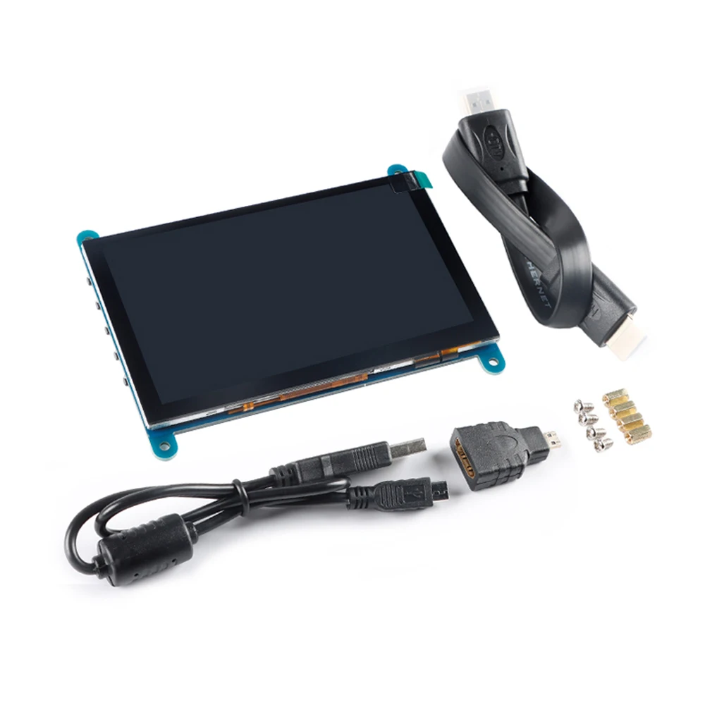

5 inch LCD screen module display 800*480 HD-MI connector capacitive touch OSD menu for Raspberry Pi Banana