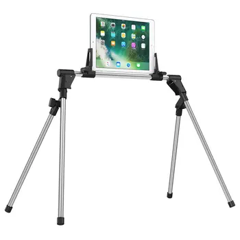 

Adjustable Foldable Desk Pad Stand Aluminum Alloy Lazy Phone Holder for iPad Sofa Bed Household Desktop Clip Metal Bracket