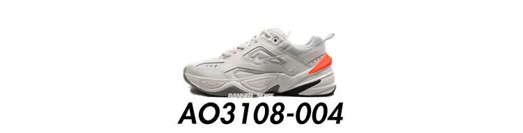 Nike M2k Tekno Новое поступление Женская обувь для бега Модные дышащие Нескользящие уличные спортивные кроссовки# AO3108