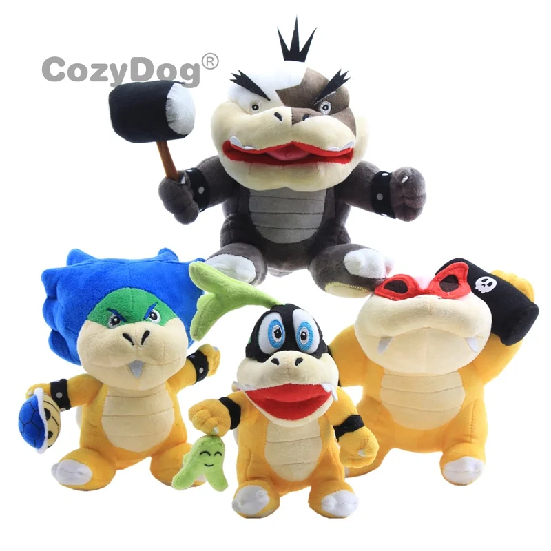5 стилей 20-25 см Марио Боузер плюшевый Купа игрушки милые Koopalings Iggy Lemmy Roy Morton плюшевый Купа кукла Дети Подарок для ребенка