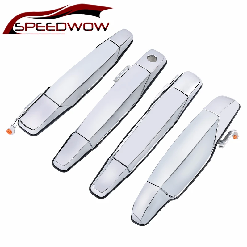 Передняя задняя левая правая внешняя ручка двери SPEEDWOW для 2007 2013 Cadillac Escalade Chevy