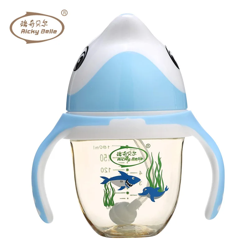 

High-temperature Resistant against Flatulence Feeding Bottle PPSU Milk Bottle Environmentally Friendly Safe Ricky Bell Wide Mout