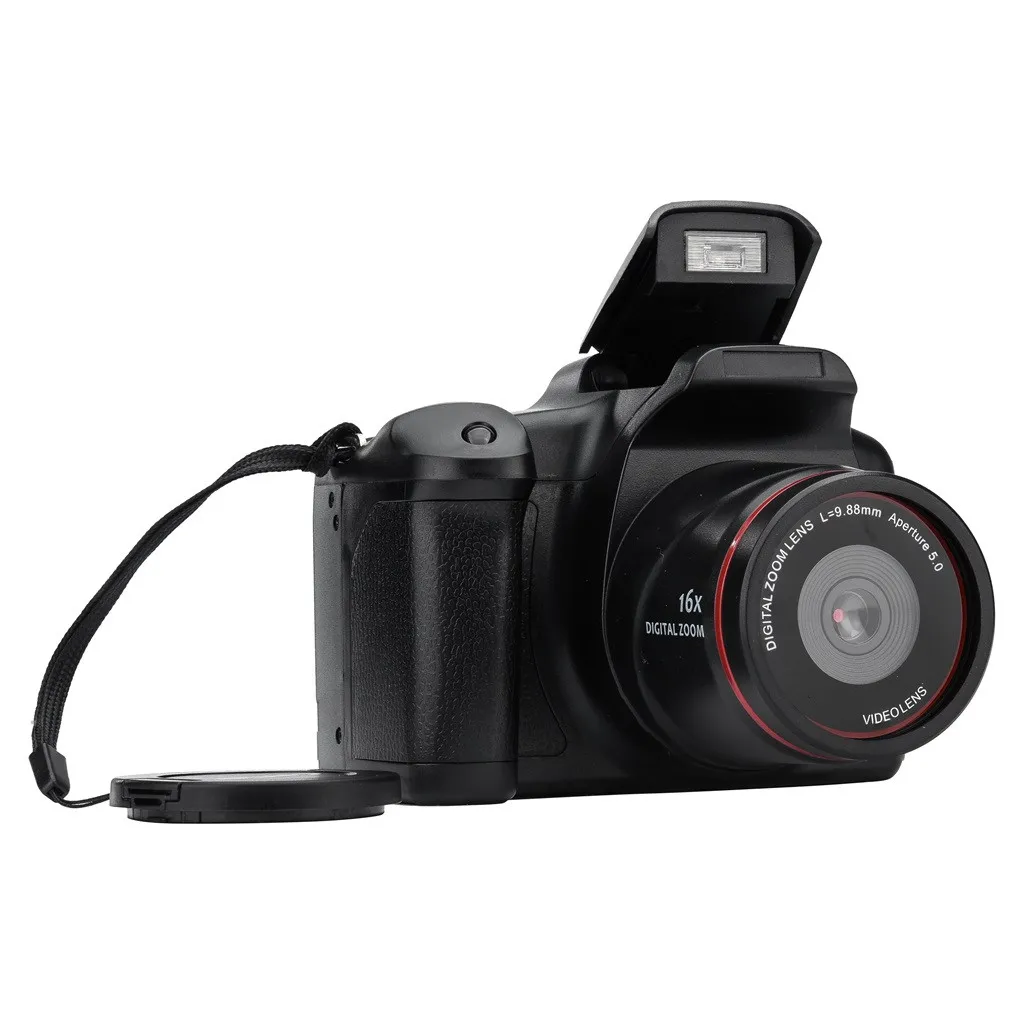 Digital Camera Full HD SLR Camcorder 16 Megapixel CMOS Sensor With 2.4" LCD Screen Handheld Video Camera Volgger Youtubers F808