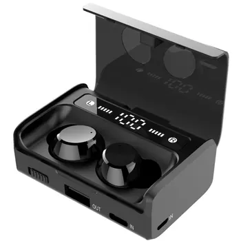 

TWS Bluetooth V5.0 earphones 3D Stereo Sports Wireless Earphones with Dual Microphone