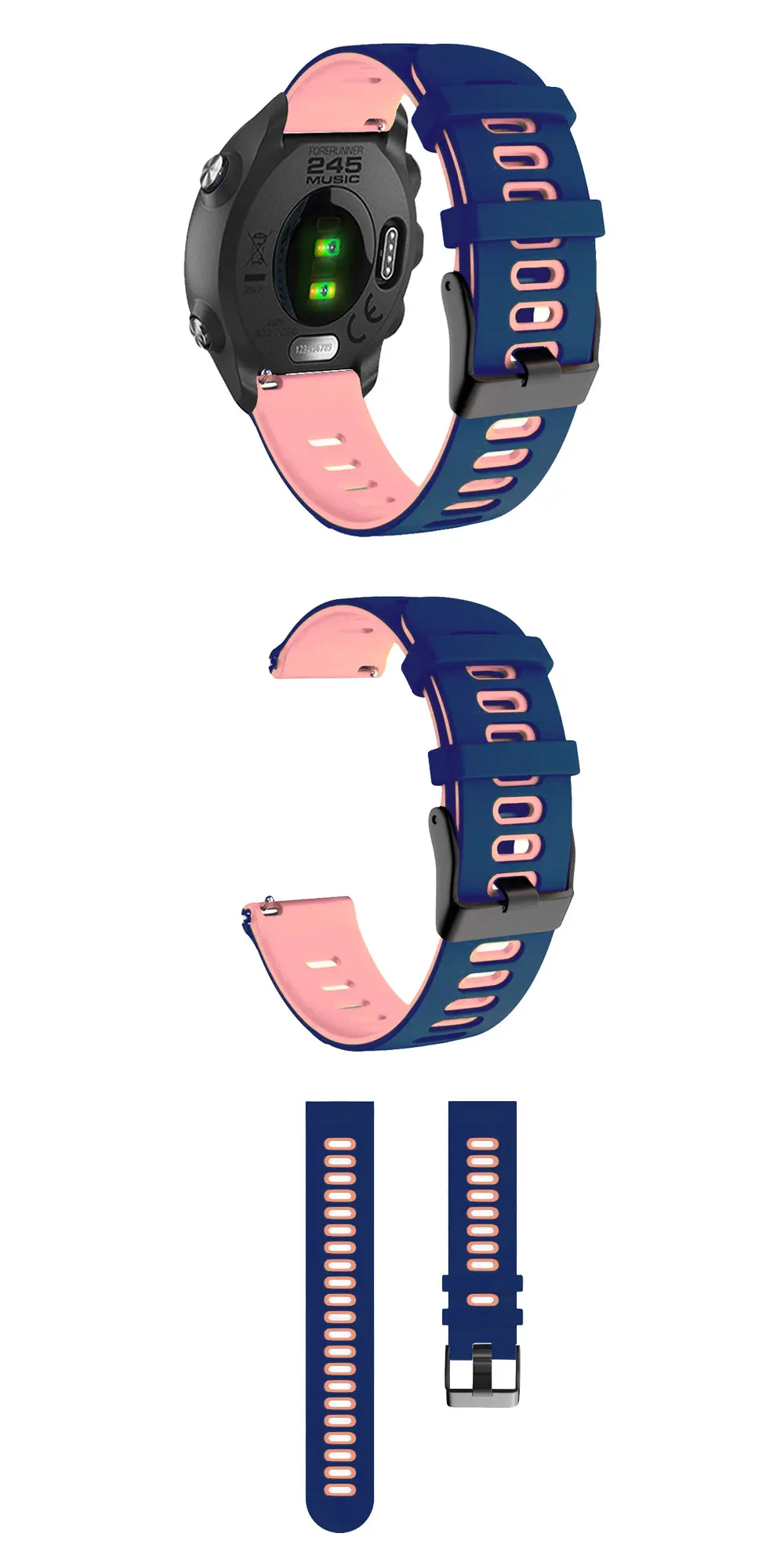 Silicone Strap For Suunto 9 PEAK/Suunto 3 Fitness Smart Watch Band 20 22MM Bracelet Wrist Straps For Suunto3 Quickly Install