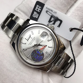 

U1 AAA luxury silver watch automatic DAYDATE men automatic Self-wind 40mm watches Stainless steel Wristwatch